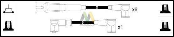 Motaquip LDRL1474 - Комплект проводів запалювання autozip.com.ua