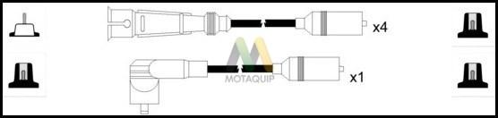 Motaquip LDRL1769 - Комплект проводів запалювання autozip.com.ua