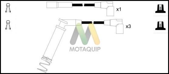 Motaquip LDRL1585 - Комплект проводів запалювання autozip.com.ua