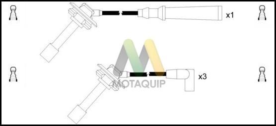 Motaquip LDRL1586 - Комплект проводів запалювання autozip.com.ua