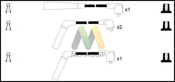Motaquip LDRL1539 - Комплект проводів запалювання autozip.com.ua