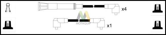 Motaquip LDRL1520 - Комплект проводів запалювання autozip.com.ua
