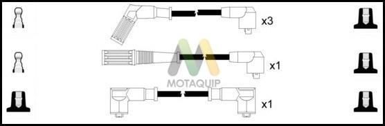Motaquip LDRL1573 - Комплект проводів запалювання autozip.com.ua