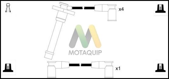 Motaquip LDRL1699 - Комплект проводів запалювання autozip.com.ua