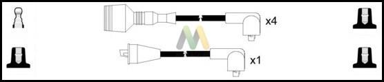 Motaquip LDRL1645 - Комплект проводів запалювання autozip.com.ua