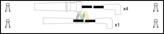 Motaquip LDRL1661 - Комплект проводів запалювання autozip.com.ua