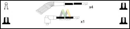 Motaquip LDRL1604 - Комплект проводів запалювання autozip.com.ua