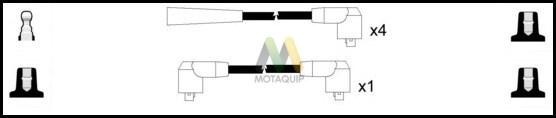 Motaquip LDRL1606 - Комплект проводів запалювання autozip.com.ua