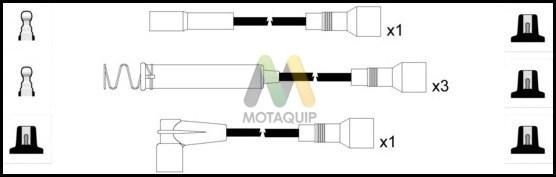 Motaquip LDRL1689 - Комплект проводів запалювання autozip.com.ua