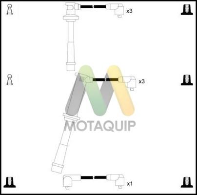 Motaquip LDRL1673 - Комплект проводів запалювання autozip.com.ua