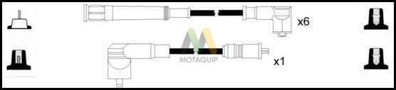 Motaquip LDRL1062 - Комплект проводів запалювання autozip.com.ua
