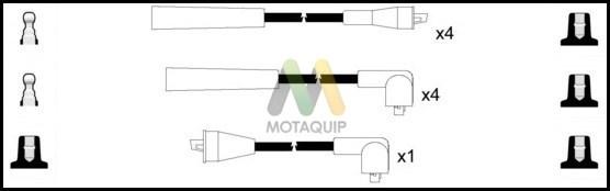 Motaquip LDRL1034 - Комплект проводів запалювання autozip.com.ua