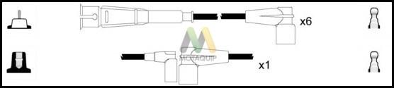 Motaquip LDRL1078 - Комплект проводів запалювання autozip.com.ua