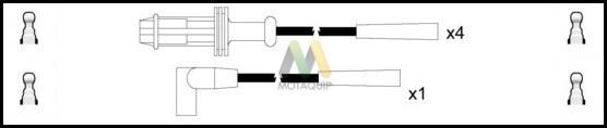 Motaquip LDRL1196 - Комплект проводів запалювання autozip.com.ua