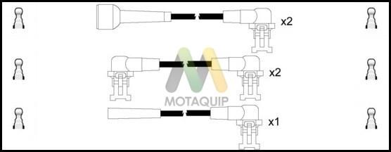 Motaquip LDRL1141 - Комплект проводів запалювання autozip.com.ua