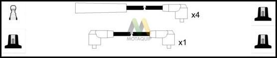 Motaquip LDRL1134 - Комплект проводів запалювання autozip.com.ua
