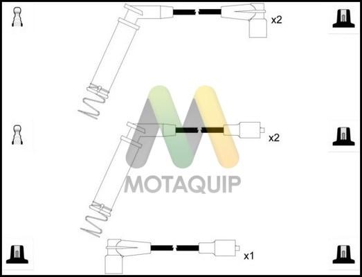 Motaquip LDRL1843 - Комплект проводів запалювання autozip.com.ua
