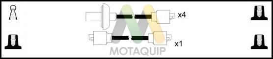 Motaquip LDRL1854 - Комплект проводів запалювання autozip.com.ua