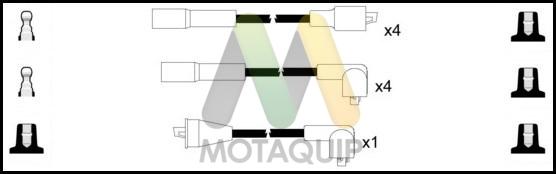 Motaquip LDRL1855 - Комплект проводів запалювання autozip.com.ua