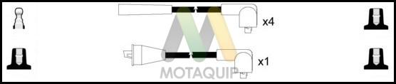 Motaquip LDRL1853 - Комплект проводів запалювання autozip.com.ua