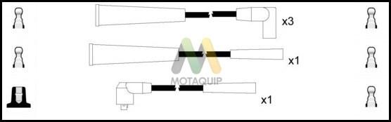 Motaquip LDRL1852 - Комплект проводів запалювання autozip.com.ua
