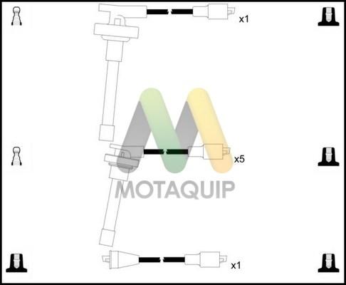 Motaquip LDRL1836 - Комплект проводів запалювання autozip.com.ua