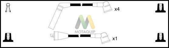 Motaquip LDRL1830 - Комплект проводів запалювання autozip.com.ua