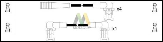 Motaquip LDRL1820 - Комплект проводів запалювання autozip.com.ua