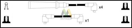Motaquip LDRL1356 - Комплект проводів запалювання autozip.com.ua