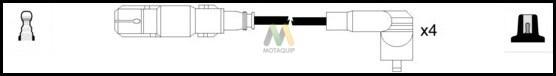 Motaquip LDRL868 - Комплект проводів запалювання autozip.com.ua
