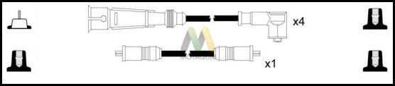 Motaquip LDRL1366 - Комплект проводів запалювання autozip.com.ua