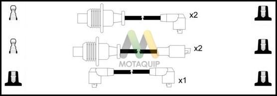 Motaquip LDRL1304 - Комплект проводів запалювання autozip.com.ua