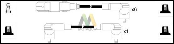 Motaquip LDRL1300 - Комплект проводів запалювання autozip.com.ua