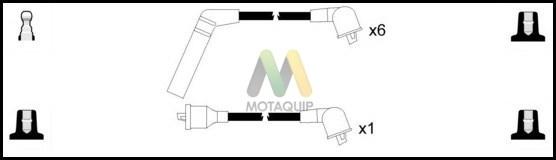 Motaquip LDRL1307 - Комплект проводів запалювання autozip.com.ua