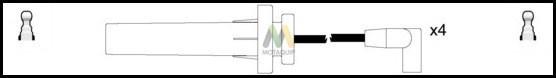 Motaquip LDRL1319 - Комплект проводів запалювання autozip.com.ua