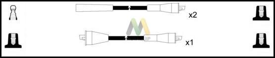 Motaquip LDRL1314 - Комплект проводів запалювання autozip.com.ua