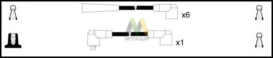 Motaquip LDRL1318 - Комплект проводів запалювання autozip.com.ua