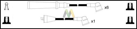 Motaquip LDRL1382 - Комплект проводів запалювання autozip.com.ua