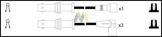 Motaquip LDRL1335 - Комплект проводів запалювання autozip.com.ua