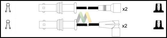 Motaquip LDRL1336 - Комплект проводів запалювання autozip.com.ua