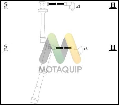 Motaquip LDRL1251 - Комплект проводів запалювання autozip.com.ua