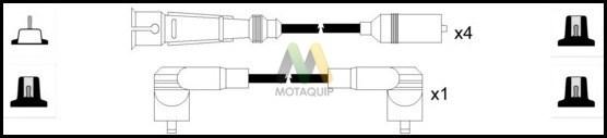 Motaquip LDRL1200 - Комплект проводів запалювання autozip.com.ua