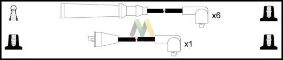 Motaquip LDRL1201 - Комплект проводів запалювання autozip.com.ua