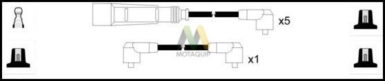 Motaquip LDRL1217 - Комплект проводів запалювання autozip.com.ua