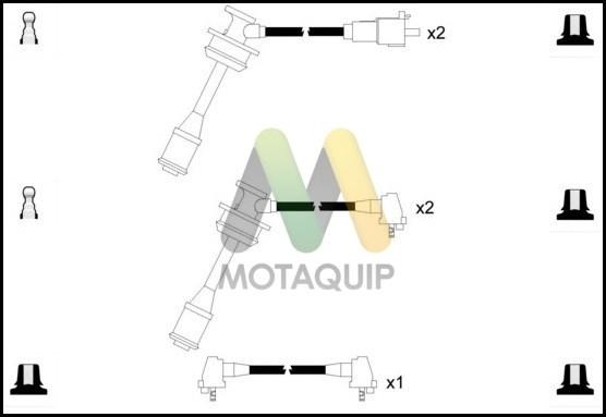 Motaquip LDRL1280 - Комплект проводів запалювання autozip.com.ua