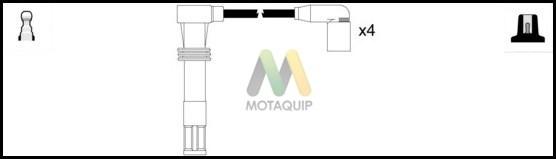 Motaquip LDRL1220 - Комплект проводів запалювання autozip.com.ua