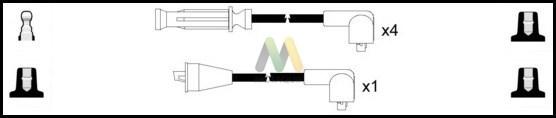 Motaquip LDRL1275 - Комплект проводів запалювання autozip.com.ua