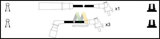 Motaquip LDRL1798 - Комплект проводів запалювання autozip.com.ua