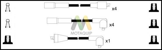 Motaquip LDRL176 - Комплект проводів запалювання autozip.com.ua