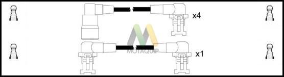 Motaquip LDRL1710 - Комплект проводів запалювання autozip.com.ua